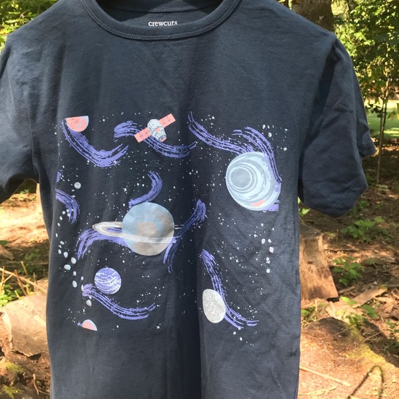 Satelite in space tee for teenagers, size 14 - Picture 4 of 4